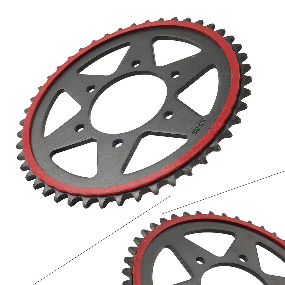 520 Chain 46T Rear Sprocket for Kawasaki Versys650 Z650/ER6N