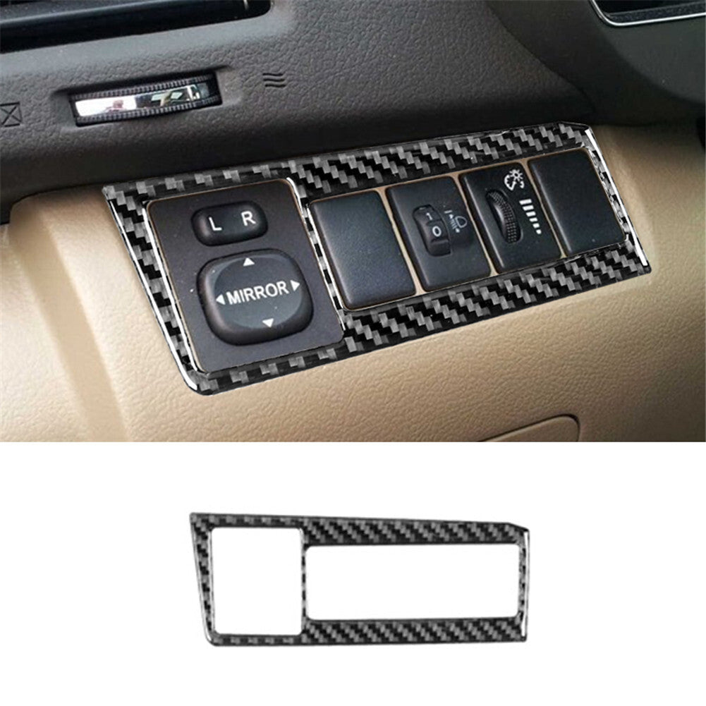 Carbon Fiber Center A/C Control Panel Cover Trim For Ranger 2019-2022 v