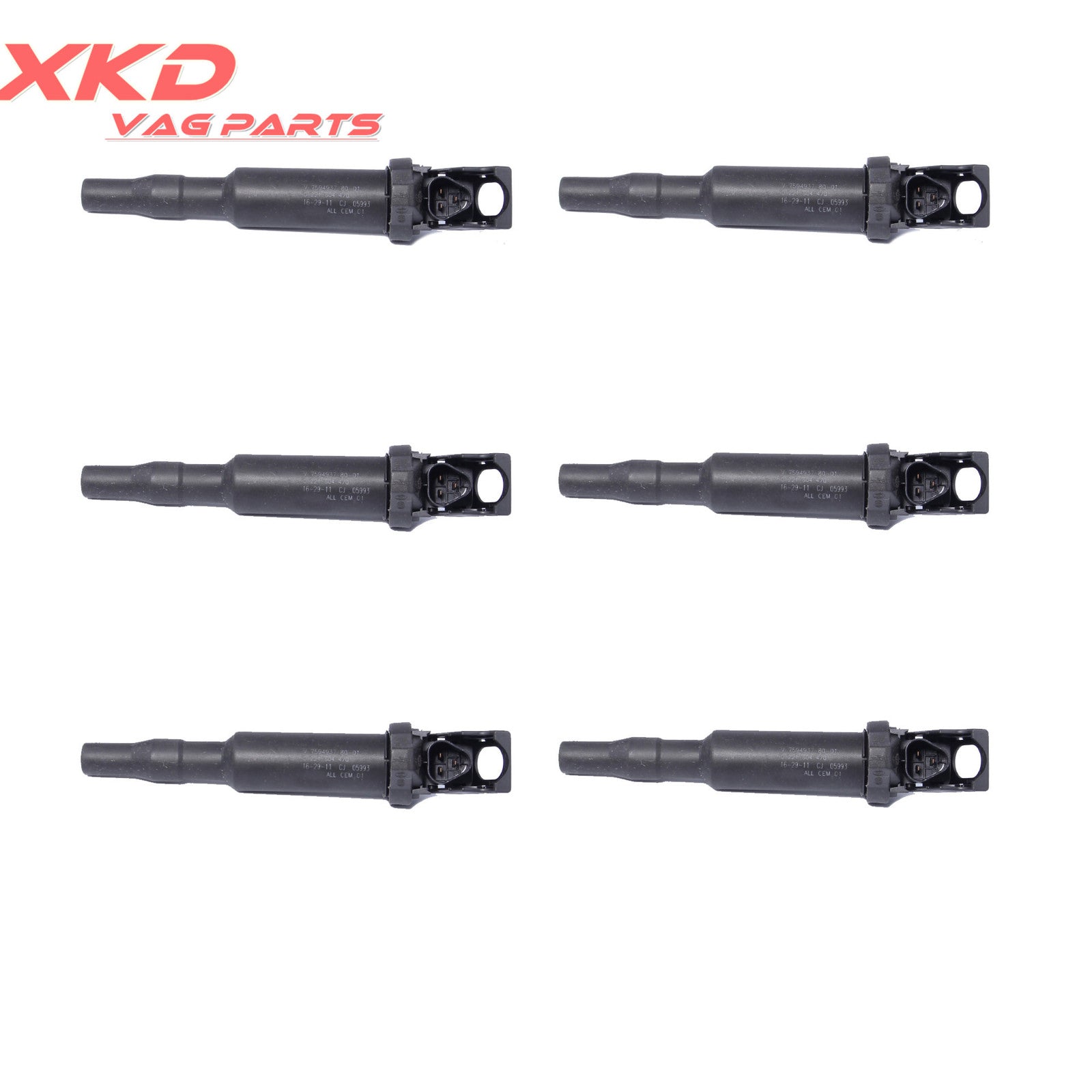 6 new ignition coils for BMW E46 128i 328i 335i 535i 12137594937