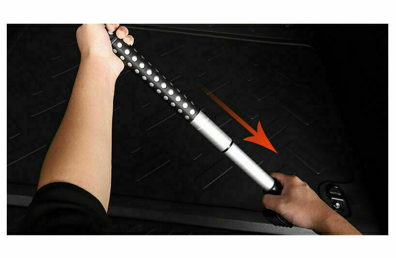 for Toyota FJ Cruiser 2007-2014 Black Aluminum Rear Trunk Clothes Stand Rod 1Set