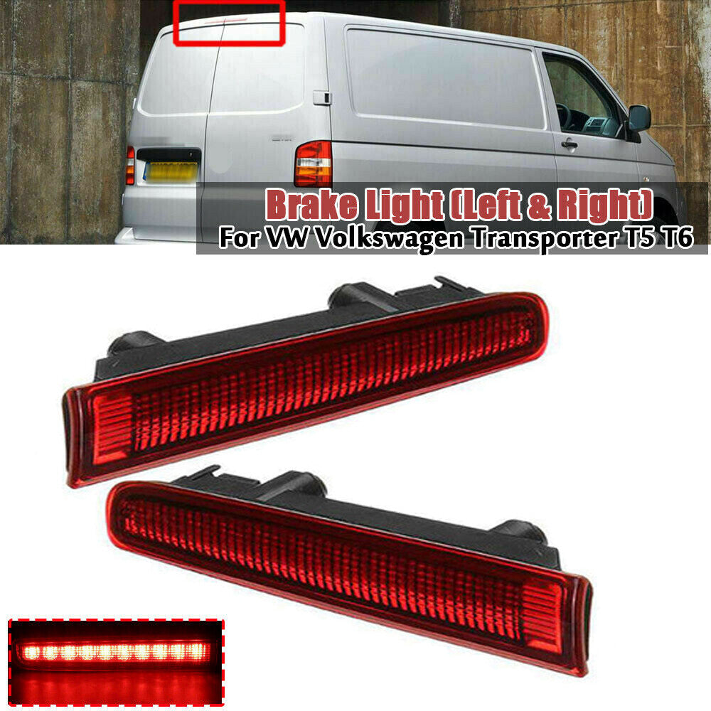 A pair of third-grade brake lights are suitable for Volkswagen transport trucks T5-T6 barn doors.
