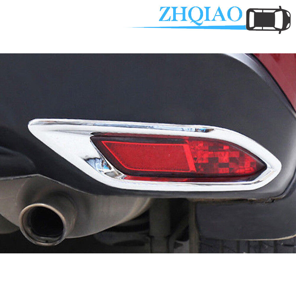 Chrome Rear Fog Light Tail Lamp Cover Trim Fits for Honda HR-V HRV Vezel 2016-18