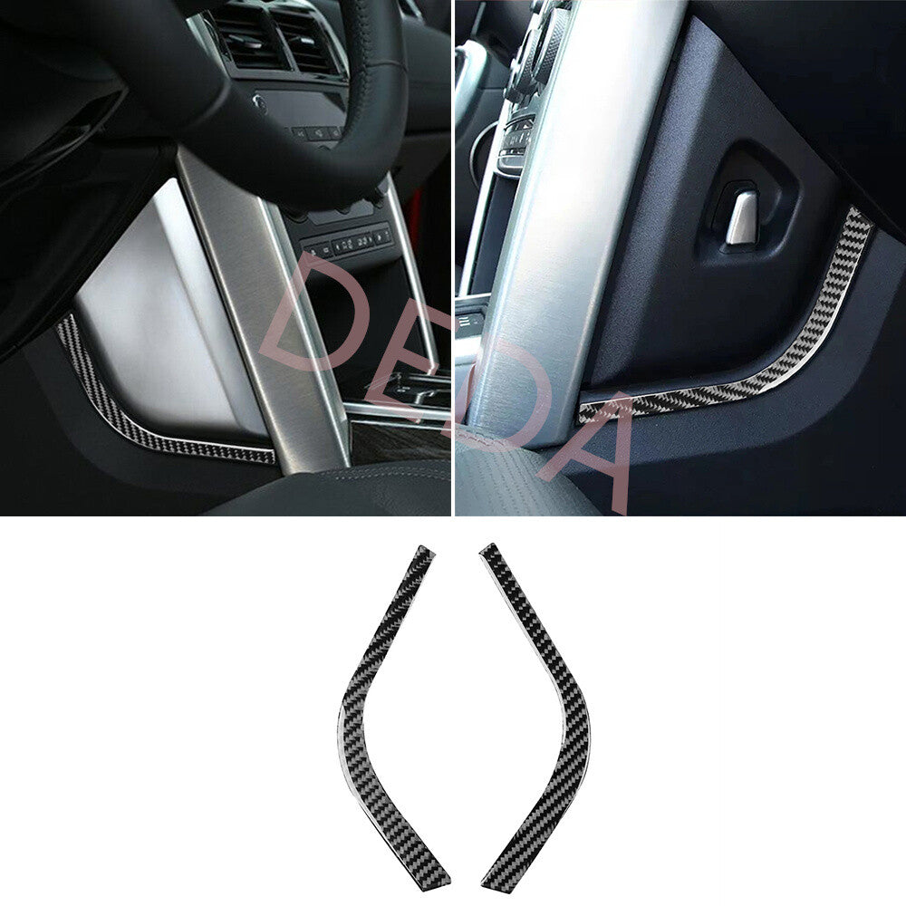 for Land Rover Discovery Sport 15-19Carbon Fiber Center Console Side Strips Trim