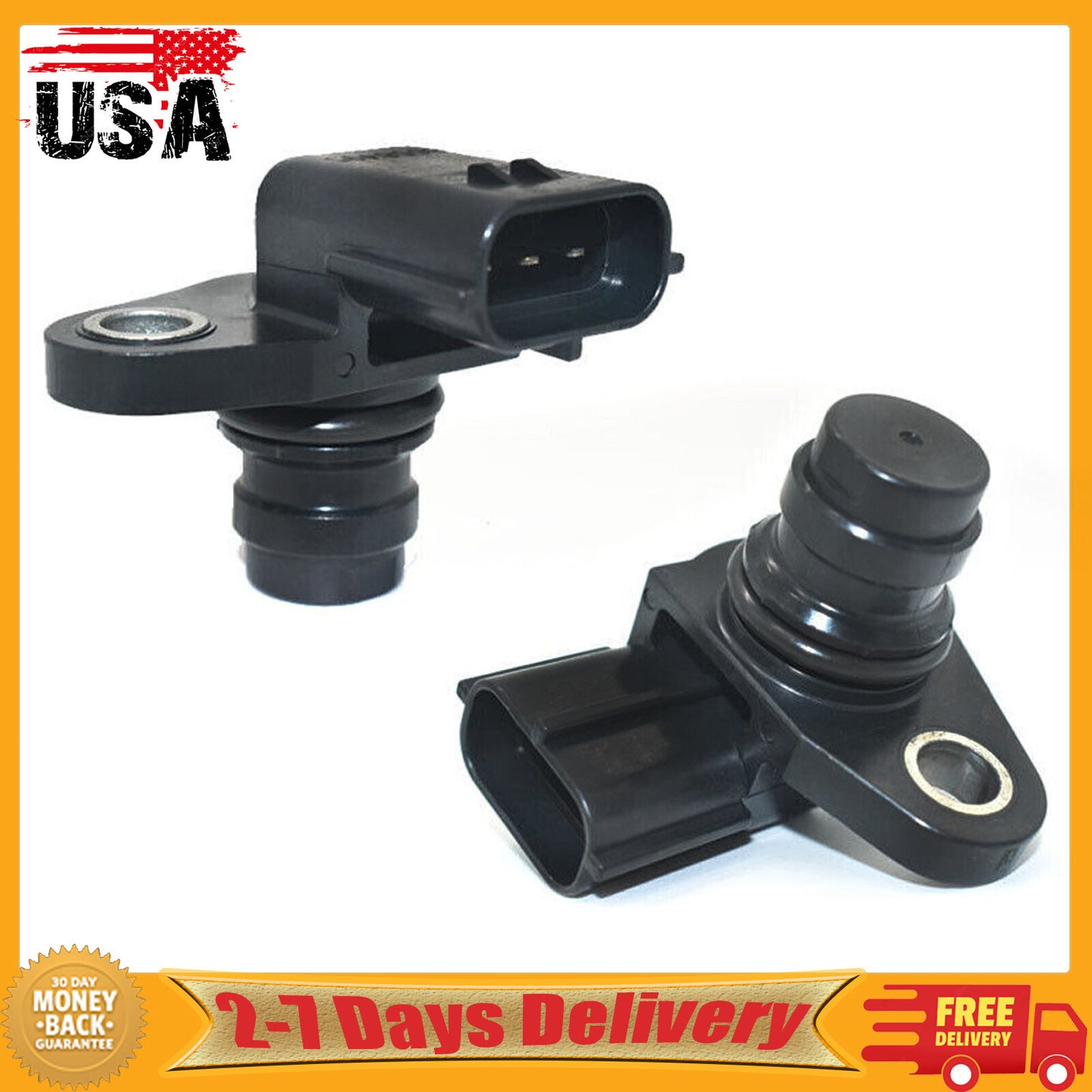 2x Camshaft Position Sensor 8658495 for Volvo C30 C70 S40 S60 V50 XC70 2.5L 3.0L