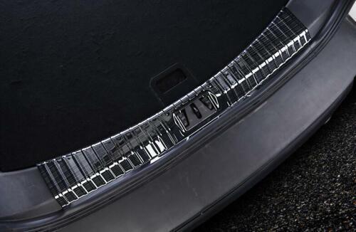 Black Titanium Inner Rear Bumper Protector Guard Trim for Ford Escape Kuga 13-19