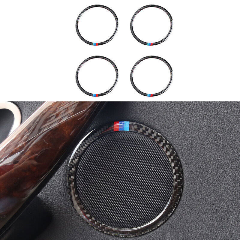 for BMW 3-4 Series GT 14-2018 Real Carbon Fiber Inner Door Horn Frame Cover Trim