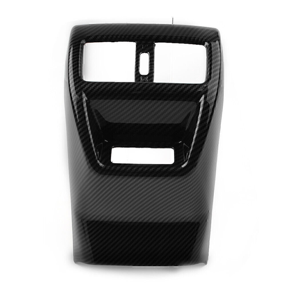 Fit for Honda for Civic 11th 2022-Up Carbon Fiber Rear Air Outlet Vent Anti-Kick Panel