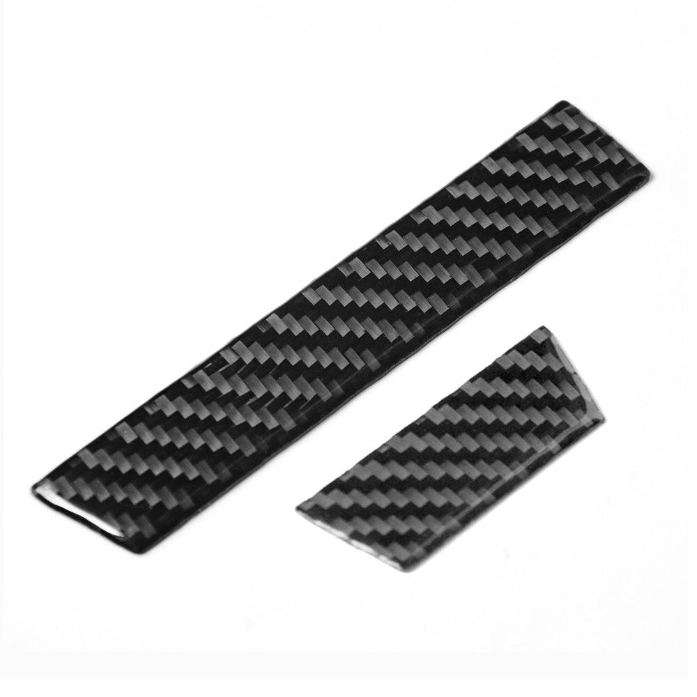 4Pcs Red Carbon Fiber Steering Wheel Accent Cover Trim for Infiniti G37 2010-13 v