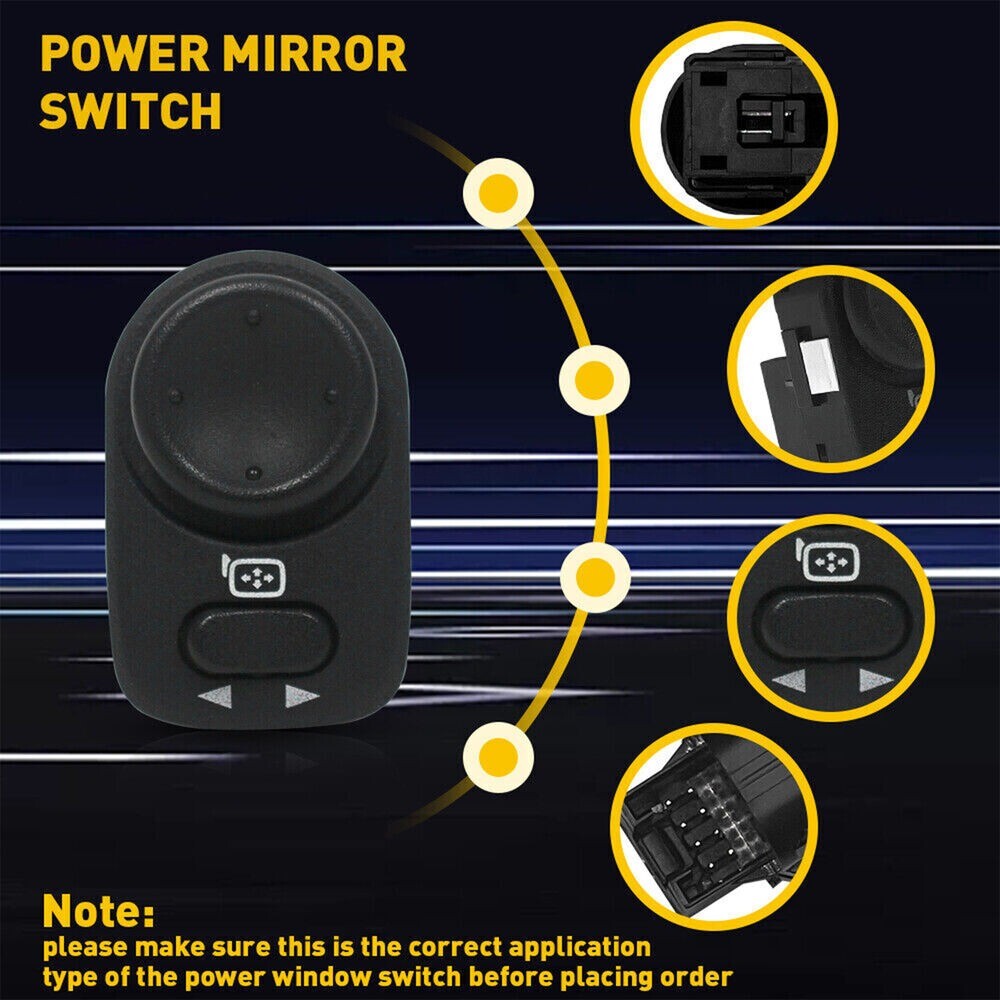 For Camaro GM 2010-2015 Left Driver Side Door Power Mirror Control Switch 845453 n