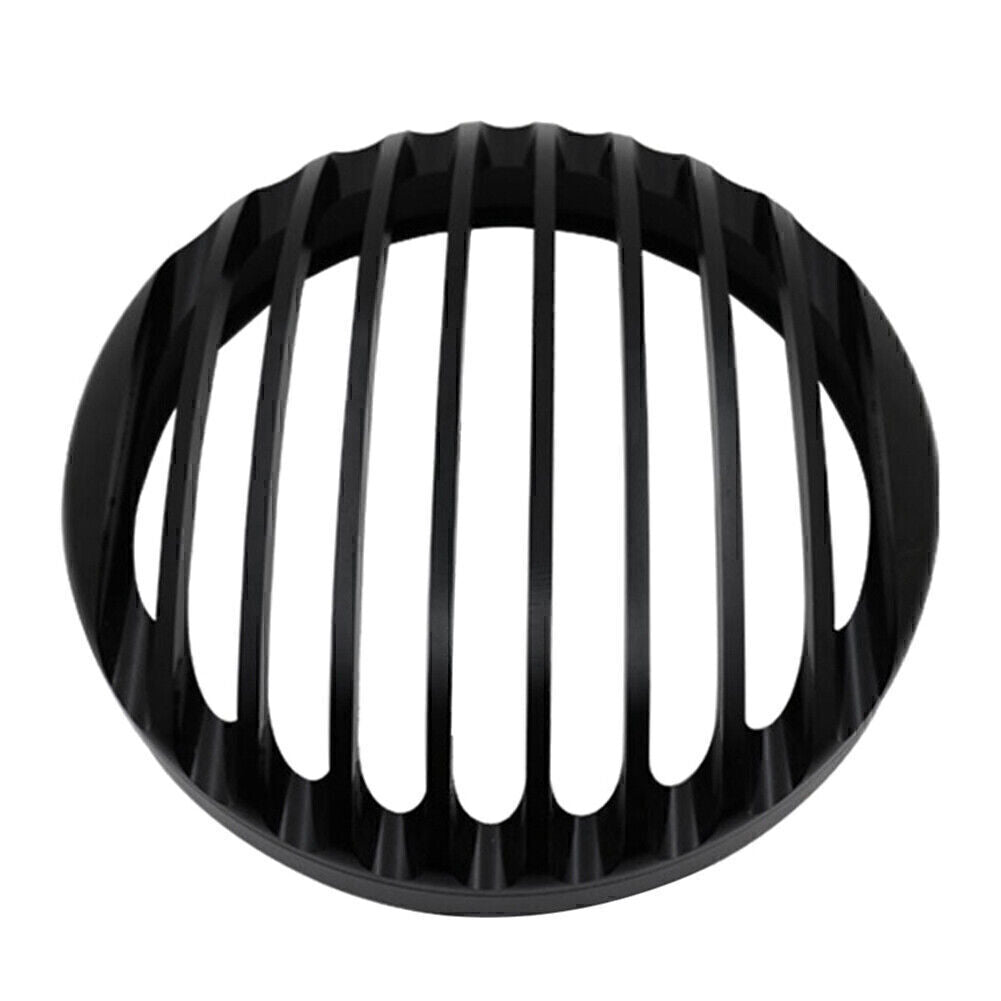 Black Shallow Cut Headlight Headlamp Grill Cover for Bobber All Years Q