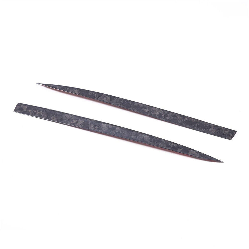 2×Forged Carbon Front Bumper Fog Light Eyebrow Trim For Supra 2020-2023 n