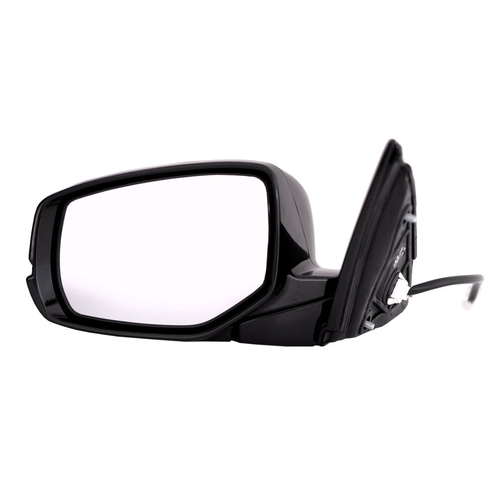 Side mirror driver L for 13-17 for Honda Accord power indicator light, heated, black, 8-pin - n
