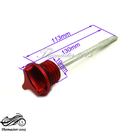 Red Oil Dipstick Dip Stick for Lifan YX 125cc 140cc Stomp YCF SSR Pit Dirt Bike Q