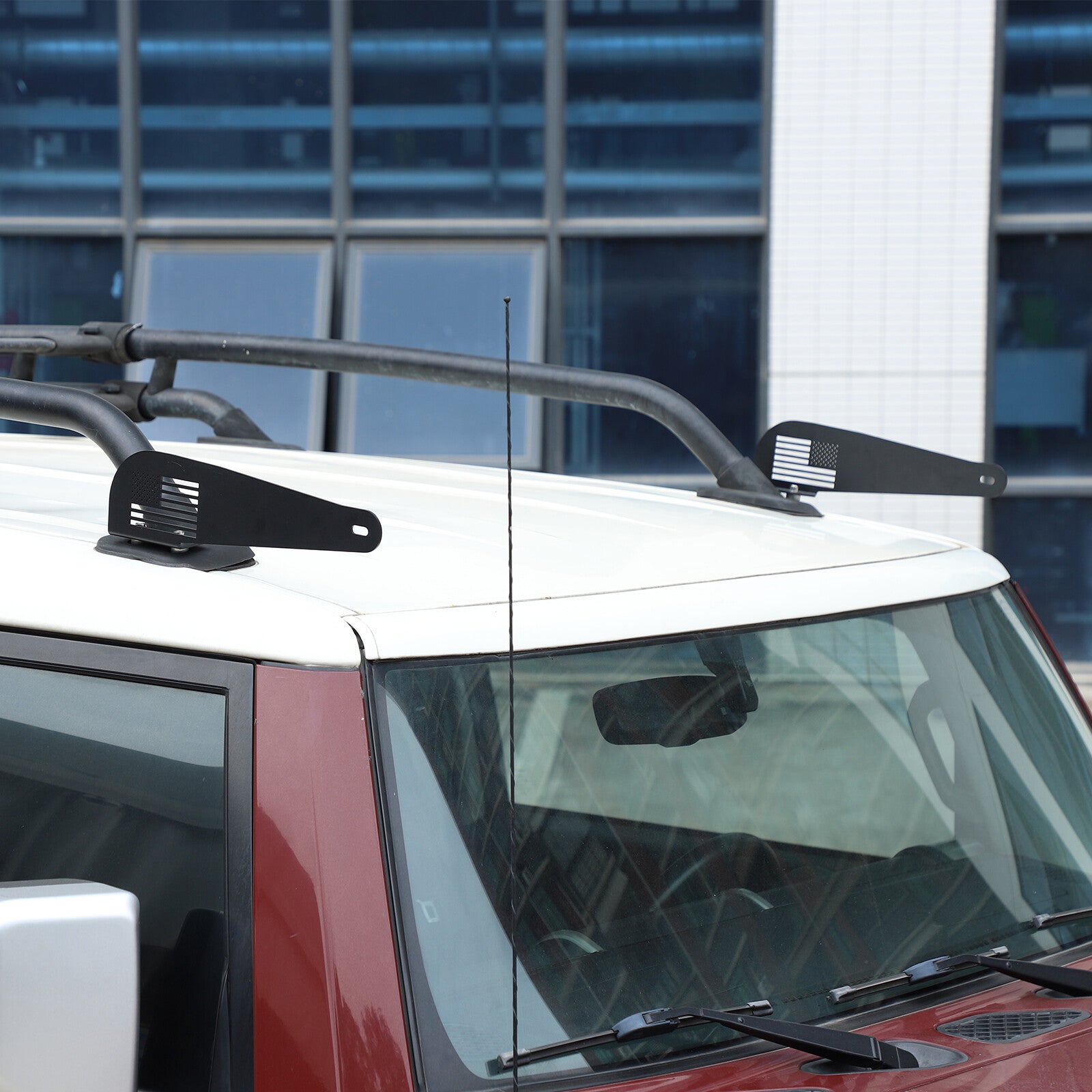 Roof LED light strip bracket suitable for FJ Cruiser top pole mounting bracket - n