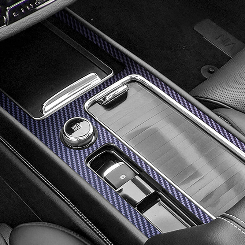 Gradient carbon gear shift cover decal for Lincoln Corsair 2020 - 2022 n