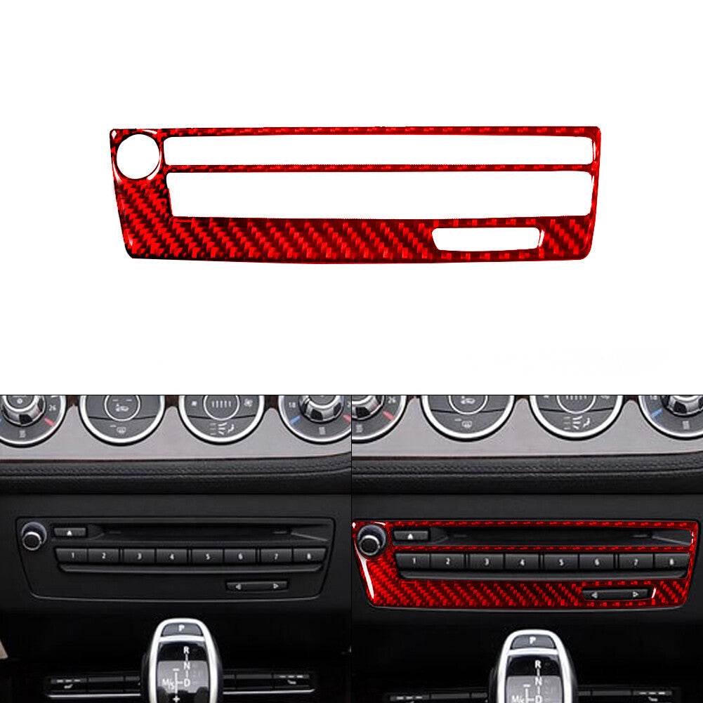 Carbon Fiber Headlight Control Type A Cover Trim For M Class 06-11 v