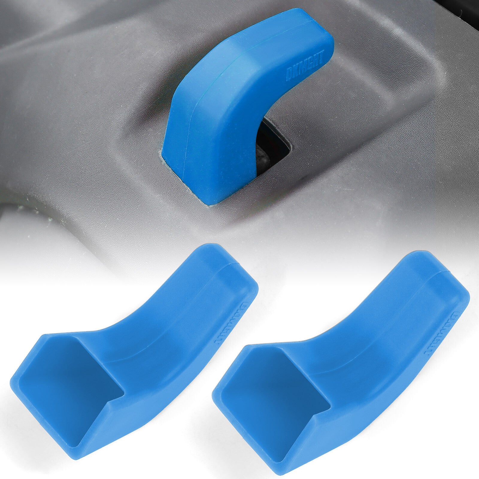 Blue Bumper Tow Hook Covers (Upgrade) for 07-23 for Jeep for Wrangler JK/JL Gladiator Q