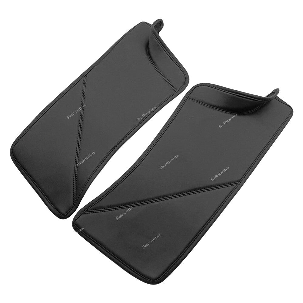 Qty2 Fit for Tesla Model Y 2020-2022 Black Rear Door Sill Pedal Protector Cover