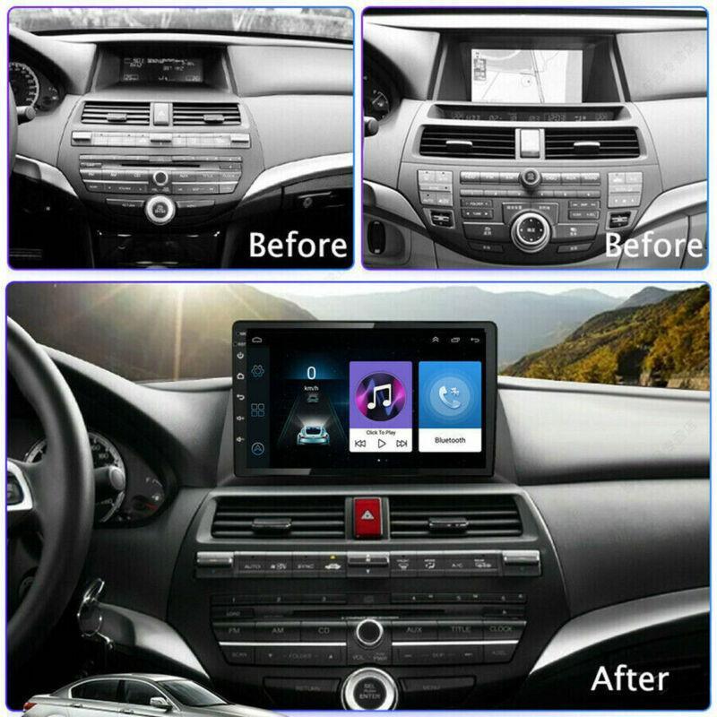 10.1-inch Android 9.1 Car Stereo Radio with GPS, 1+16GB, for Honda Accord 2008-2013 n