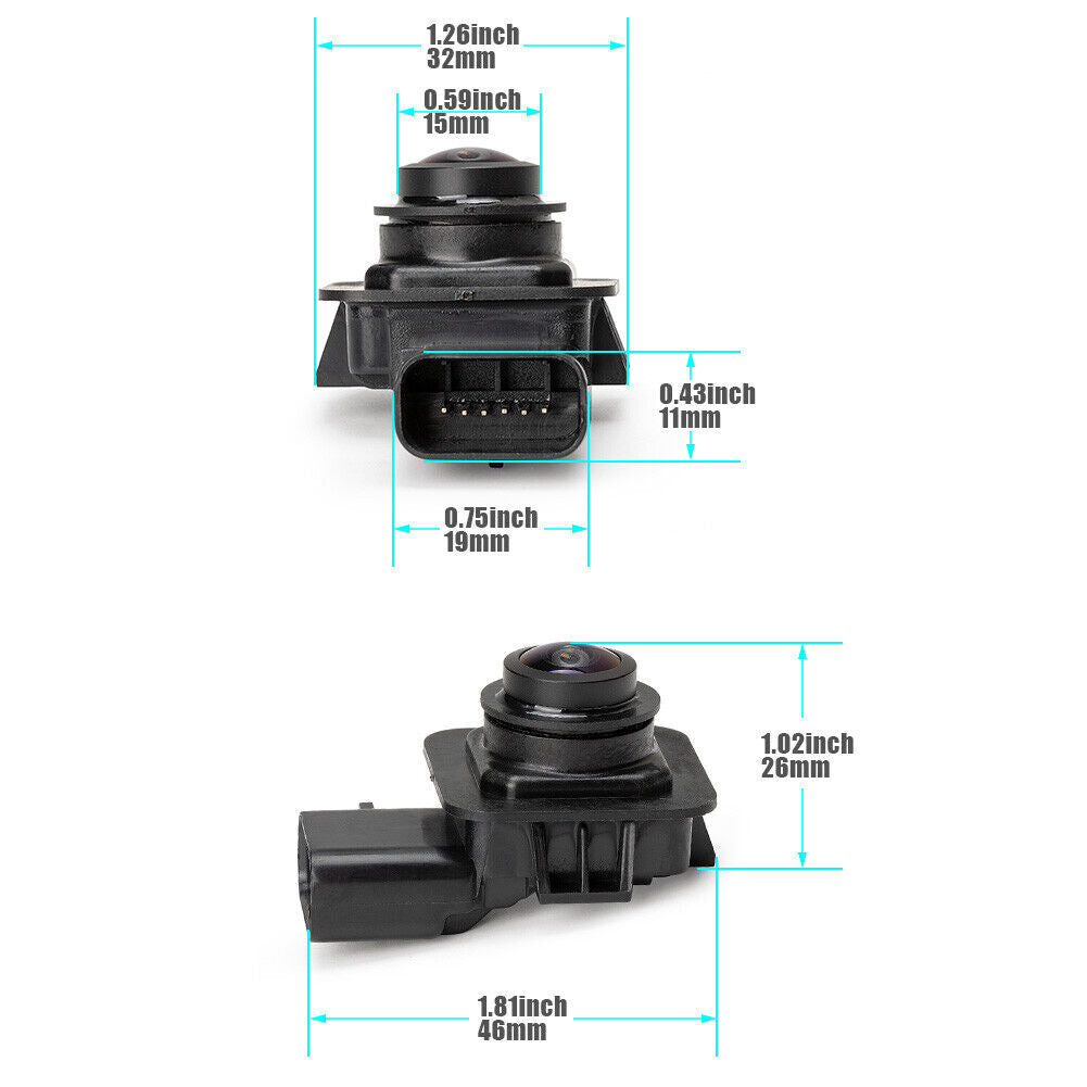 Rear View Backup Camera 6-PIN For 2012-2013 for Land Rover Evoque 2.0L DJ32-19G490-A