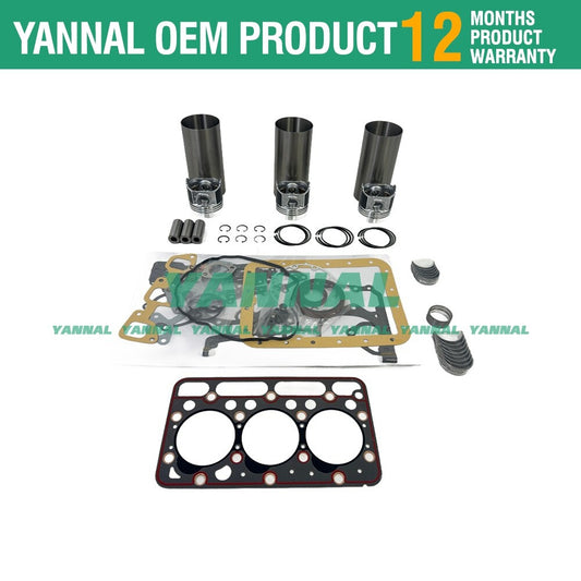 D1462 Overhaul and Reconstruction Kit for Engine Repair Parts: Piston Rings and Bearings