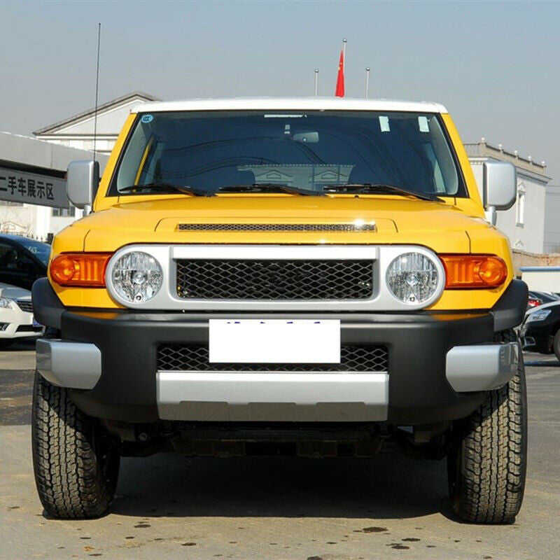for Toyota FJ Cruiser 2007-2021 Silver Front Bumper Guard Lower Board Skid Plate
