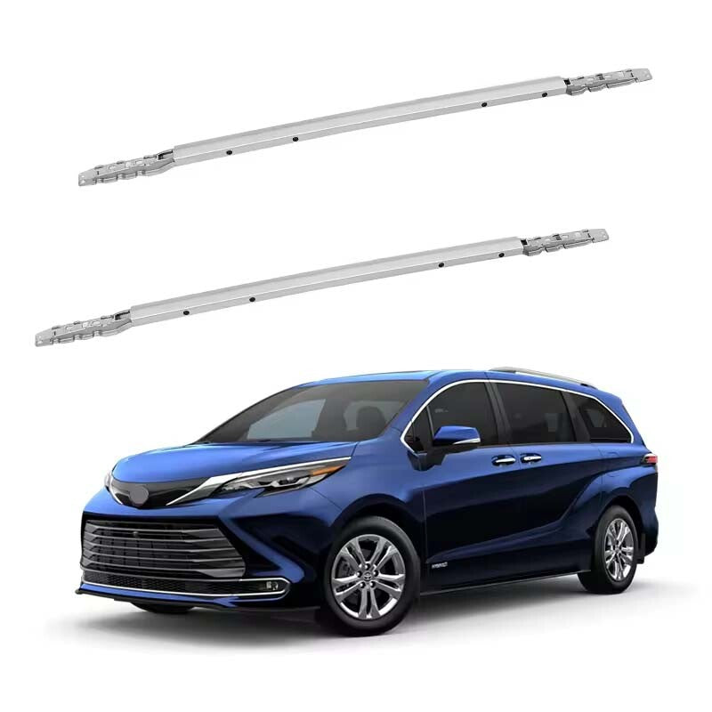 Sliver Roof Frame Aluminum Alloy for TOYOTA for SIENNA 2019- Luggage Rack Side Rails