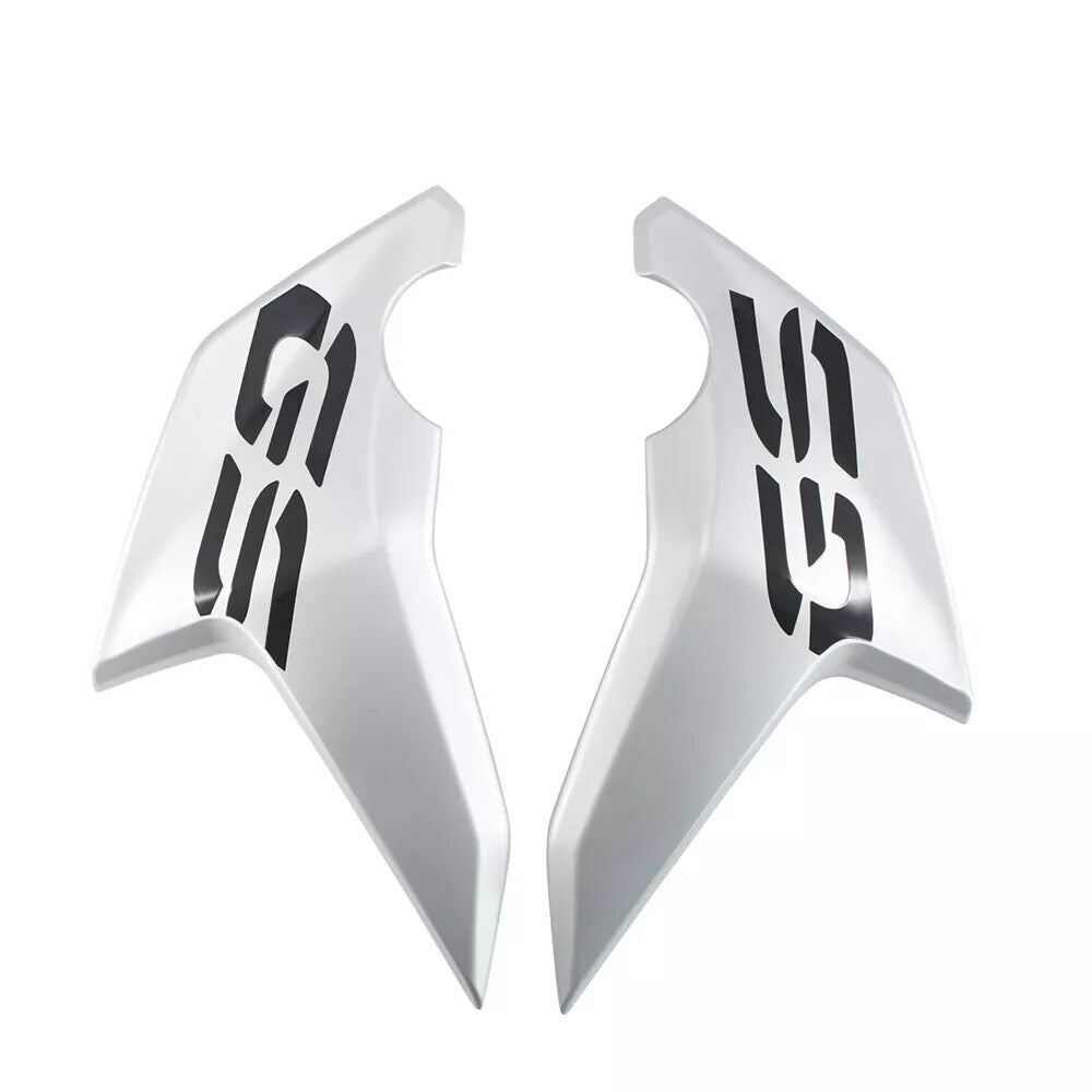Silver left-side fairing and fuel tank plate suitable for BMW F750GS F850GS 18+