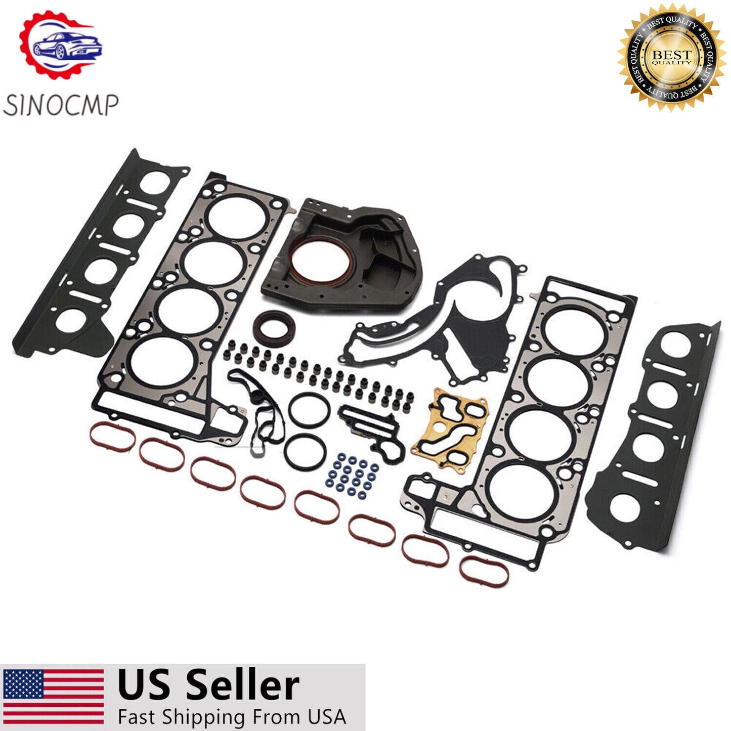 Engine Gaskets Kit for Mercedes-Benz C218 C216 X166 W212 W166 M278 4.6 4.7 V8