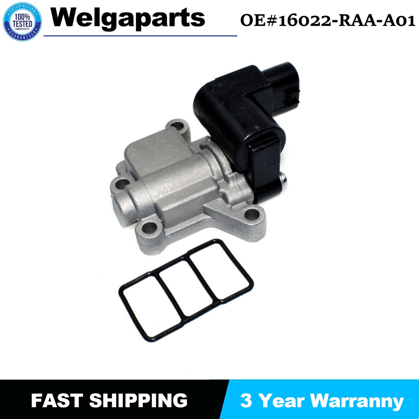 16022-RAA-A01 for Honda Accord 03-05 Element 03-06 2.4L Idle Air Control Valve