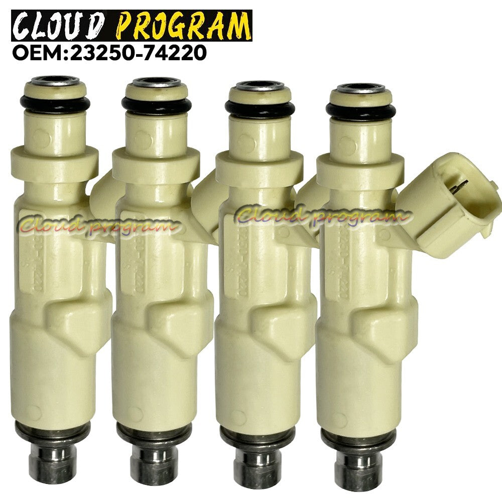 4pcs 23250-74220 Fuel Injector For 1998-2005 Altezza Gita SXE10 2.0L 3SGE v