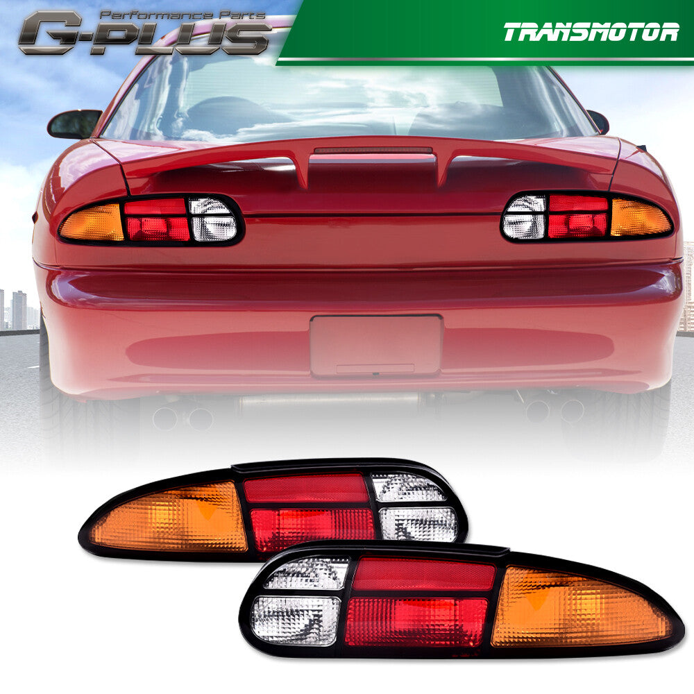 Fits 1993 - 2002 Camaro Replica Candy Corn Outlet JDM Tail Lights 2 Pieces - v