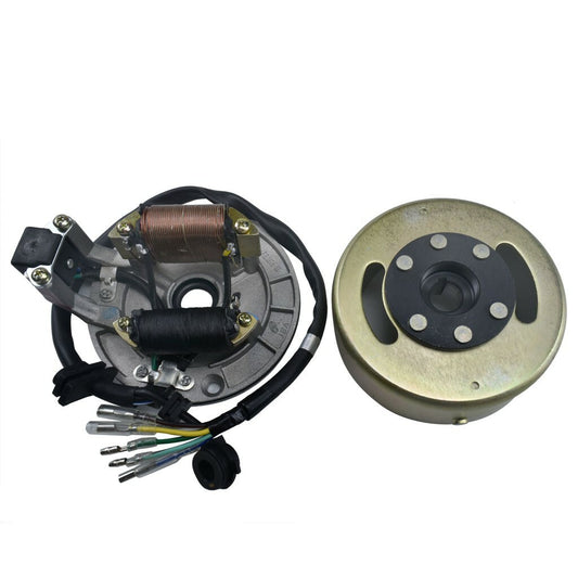 2 coils, Magneto flywheel, stator 110cc, 125cc Pit Dirt, bicycle for Lifan YX CRF70 SSR 140