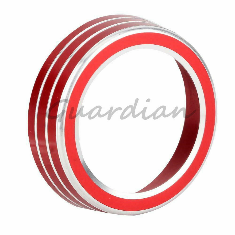 Red air conditioning Knob decorative cover ring for Honda for Civic 10th 16-20