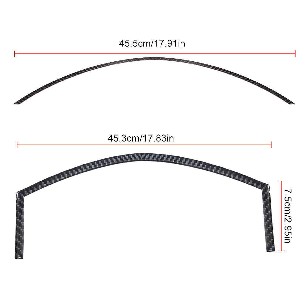 Central Control Trim Cover Type-B For 1 Convertible E82/E88 2008-2013 v