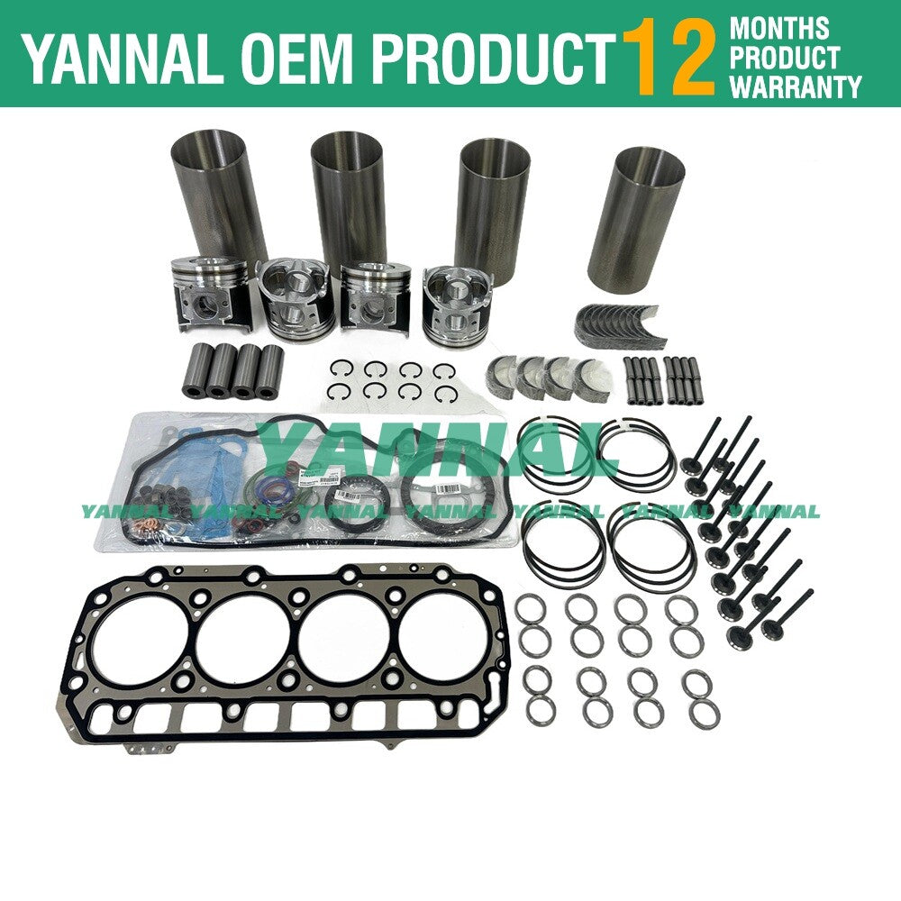 New 4TNV94 4TNV94L Overhaul and Rebuild Kit for Engines 4TNV94 4TNV94L