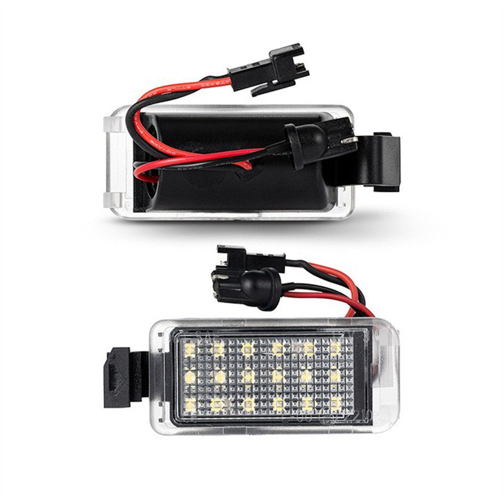 Car White License Plate Light Tag Lamp Pair for Chevrolet Camaro 2010-2013 Q