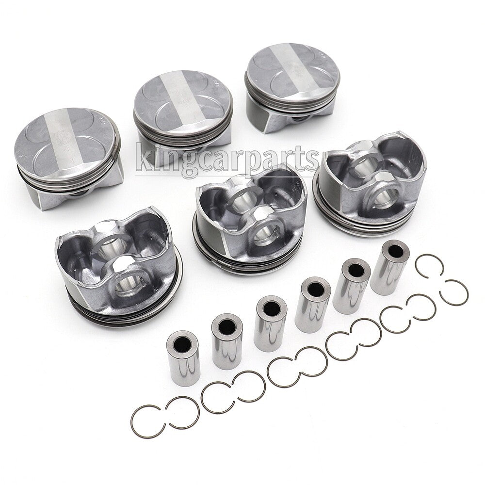 6 Pistons and Rings STD Φ88 mm Equipment Manufacturer KS for E280 C300 3.0L V6