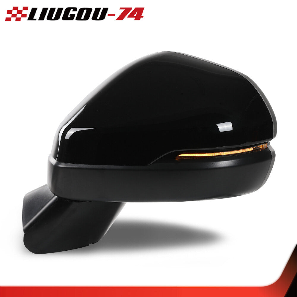 Left Side Power Heated Mirror Turn Signal Fits for Honda CRV LX 2023-2024 Black - v