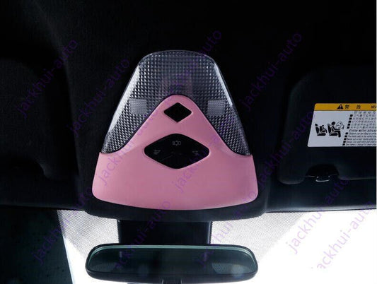 Pink style ABS reading light frame cover trim Fit for Toyota CHR C-HR 2018-2021