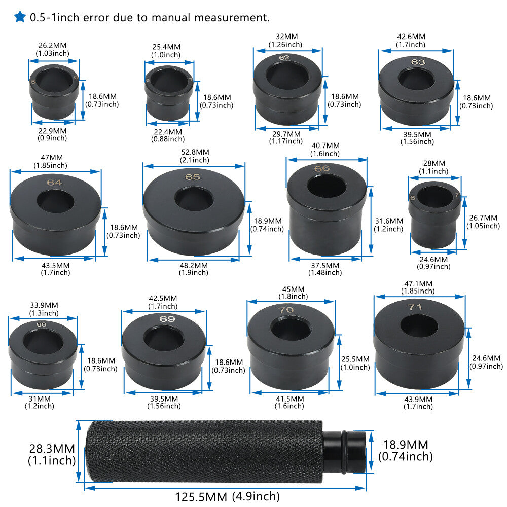 13PCS Bushing Driver Tools Kit T-0220-700R4 For GM 700R4 700-R4 4L60 4L60E 4L65E