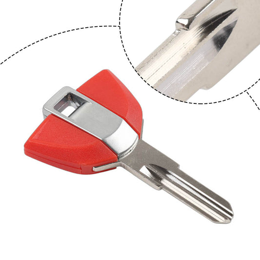 Motorcycle Uncut Blank Blade Key Red for BMW G310GS G310R F800GS F700GS