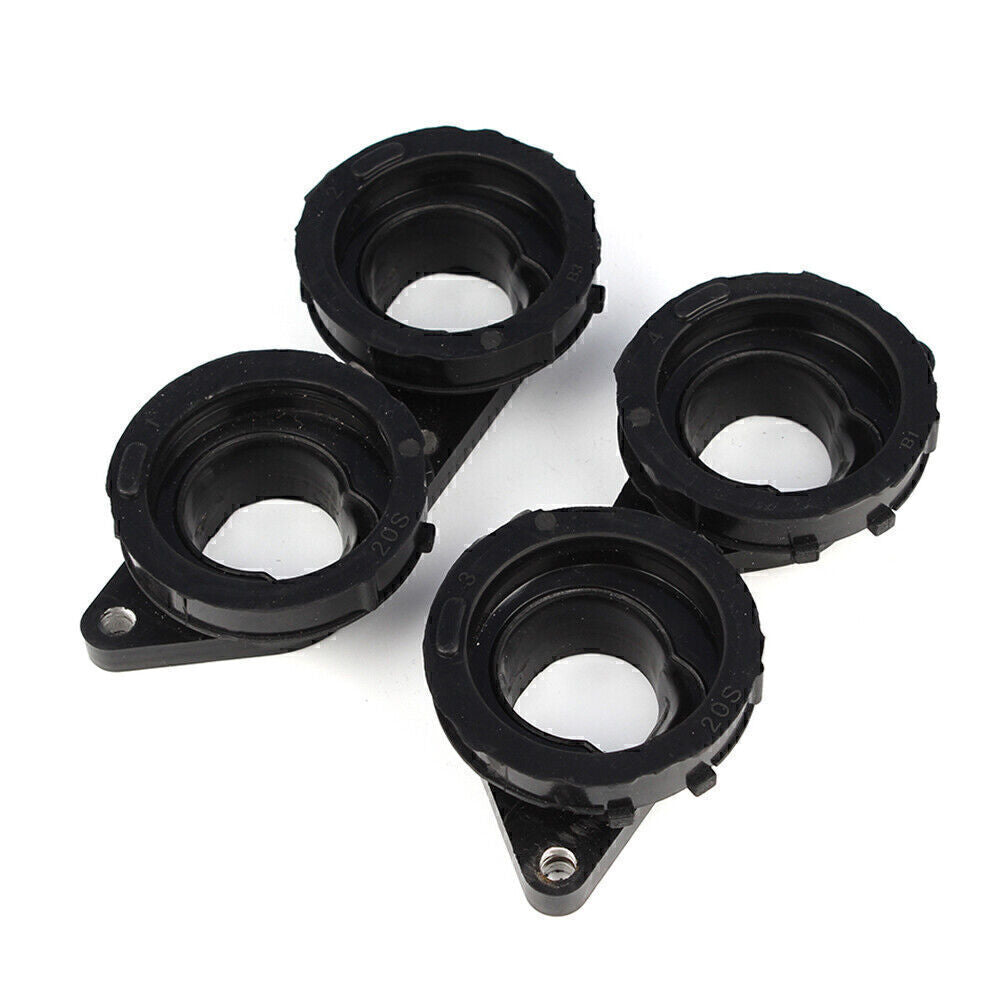 2X Carburetor Joint Intake Manifold Boot Fit for Yamaha FZ6R XJ6 2009-2017 10 11 12 Q