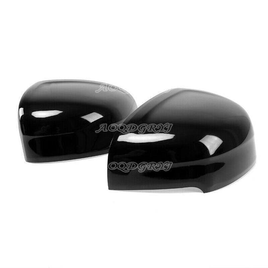 for Volvo XC40 2019-2023 Glossy Black Rear View Side Door Mirror Cap Cover Trims
