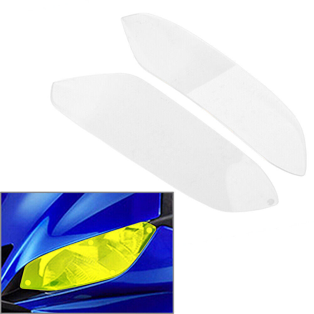 Clear Front Headlight Guard Shield Screen Lens for YAMAHA YZF R3 R25 2018-2021