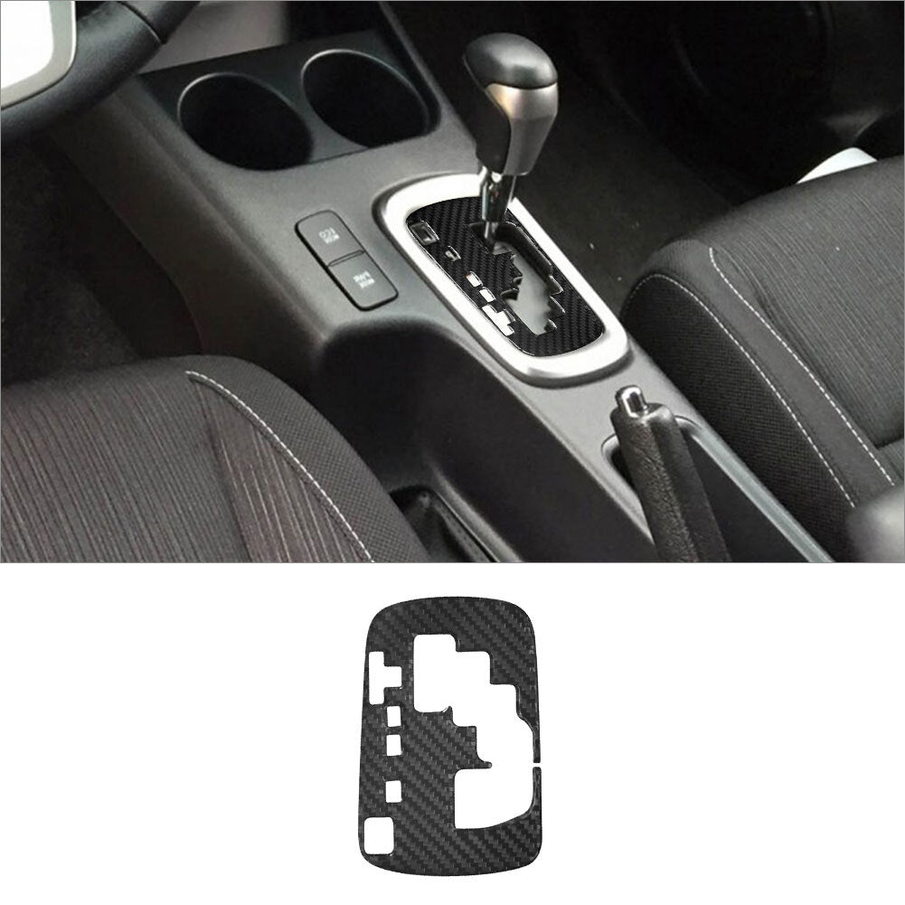 Carbon fiber interior automatic shift cover trim for Toyota Hilux