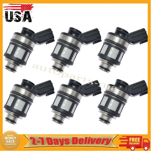 6pc Fuel Injector for Nissan Xterra Frontier Pathfinder for Infiniti QX4 16600-38Y10