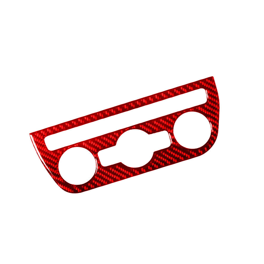 Carbon Fiber Digital Climate Control Cover Trim for Chrysler 300 2005-2007 v