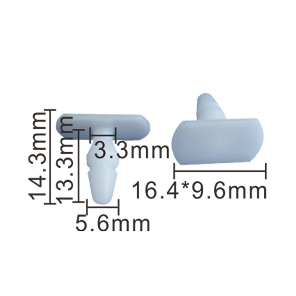 5 Sets Car Door Sill Rocker Panel Molding Trim Retainer Clips for Mercedes-benz