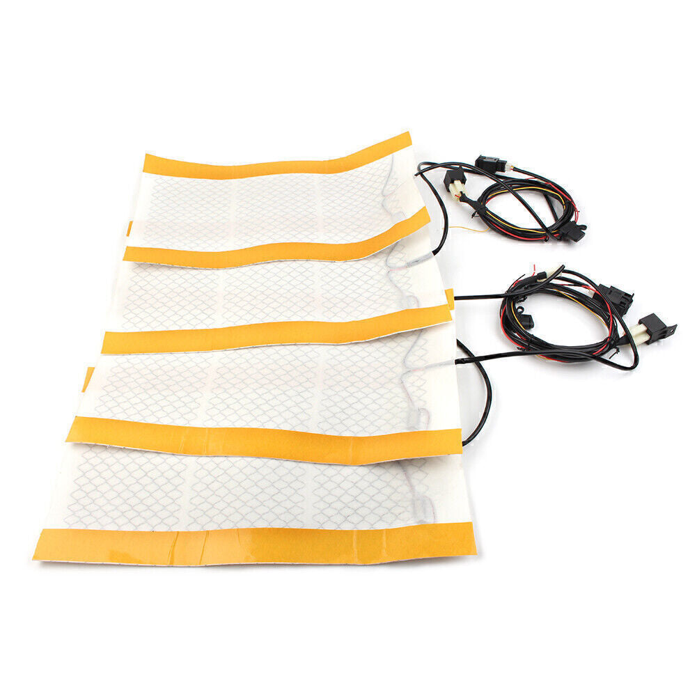 12V Car for Seat Heat Pads Kit Round Switch Cushion Set Winter Warmer for Seat Covers Q